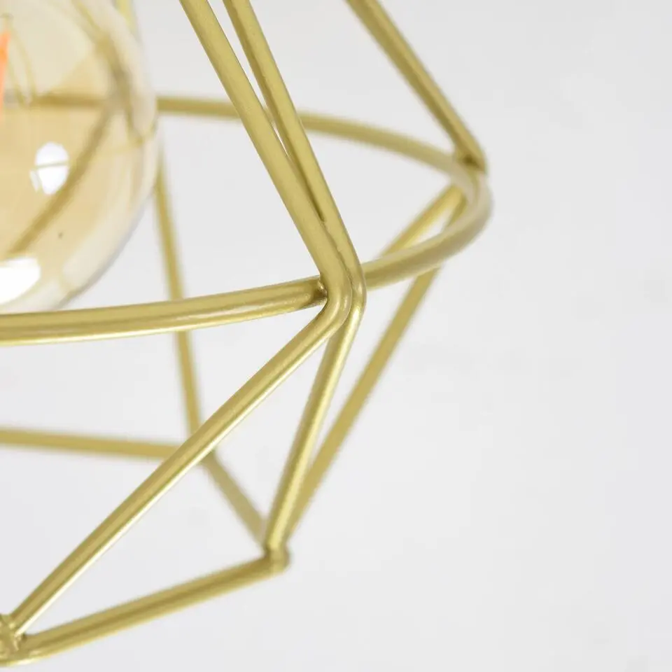 Urban Interiors plafondlamp Wire - 1 lichts - 22 x19 cm - goud