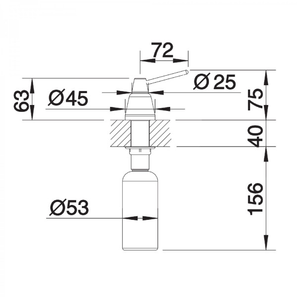 BLANCO Dozownik TIGA chrom 510769