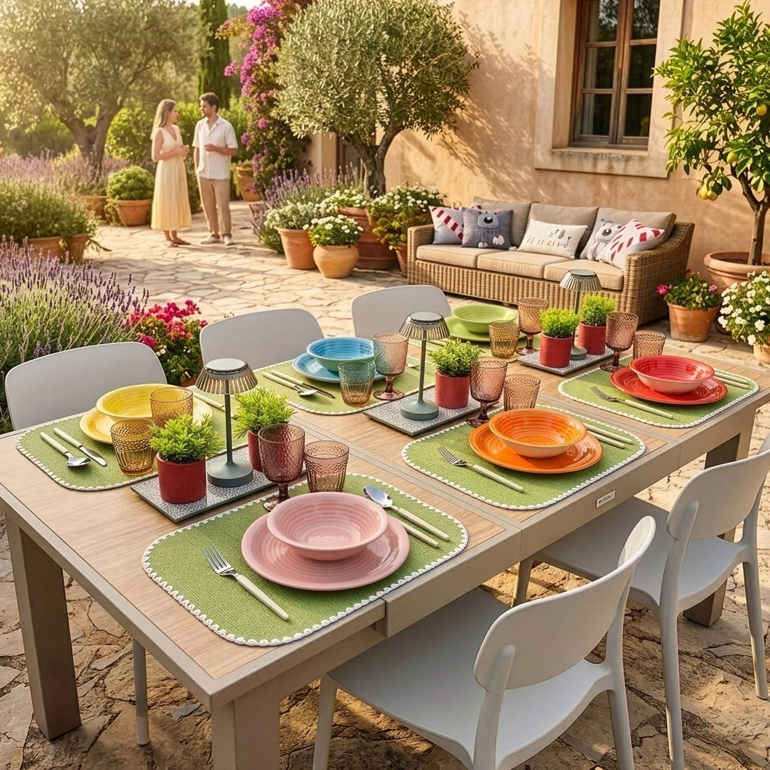 Tavolo da giardino allungabile 90 180x90x75,5 cm - Piazza caffè