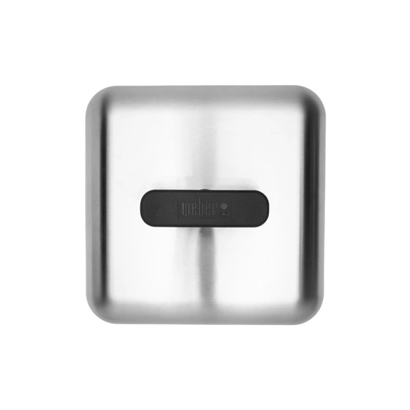Glocke, für Grillplatten, Edelstahl/Kunststoff, schwarz/silberfarben