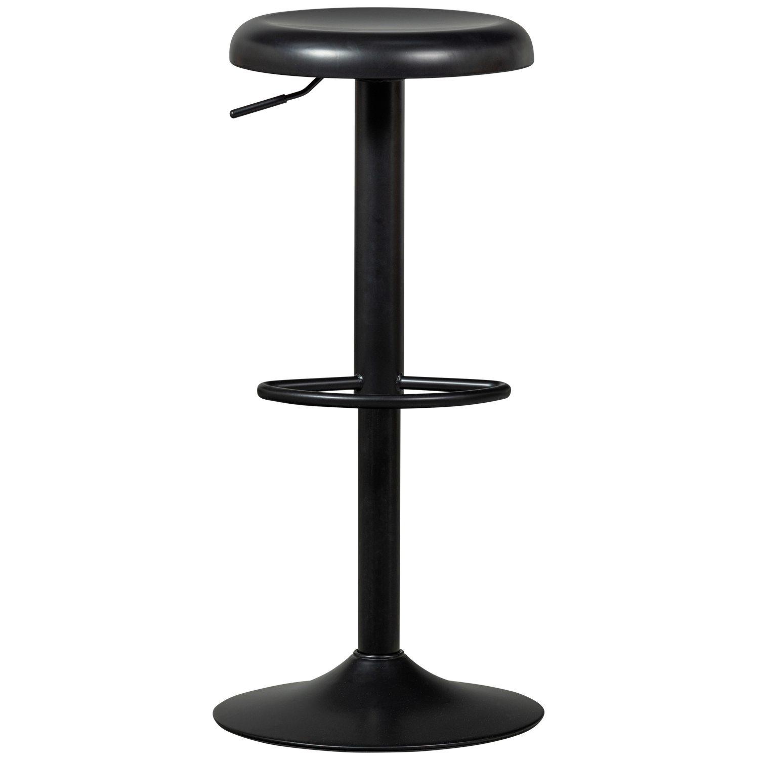 WOOOD barkruk Isaac - Metaal - Zwart - 81x39x39
