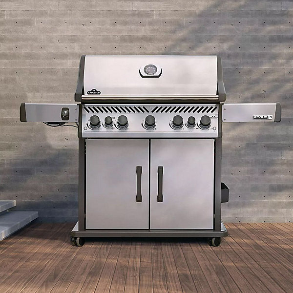 Barbecue à gaz Rogue PRO-S 625   Sizzle Zone   Brûleur arrière - Inox