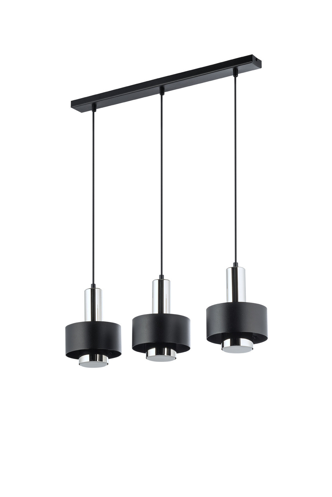 Lampa wisząca czarno-srebrna RIF LUX 3xGX53x12W Sigma Lighting