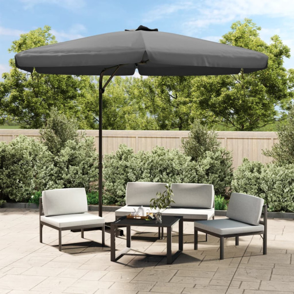 Parasol ogrodowy AntracytvidaXL