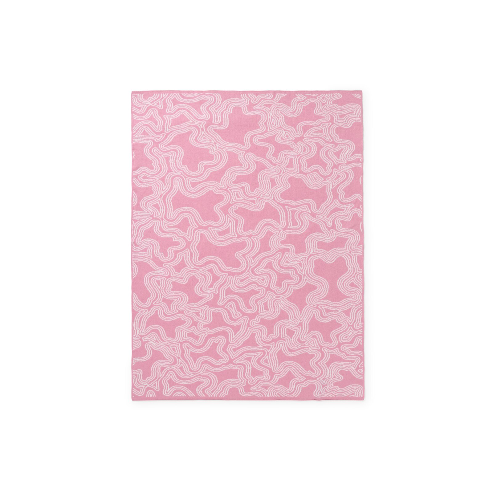Manta de bebé reversible Nilo rosa