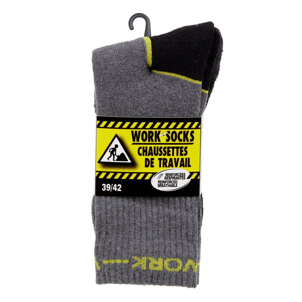 Paire de chaussettes de travail pour homme x2