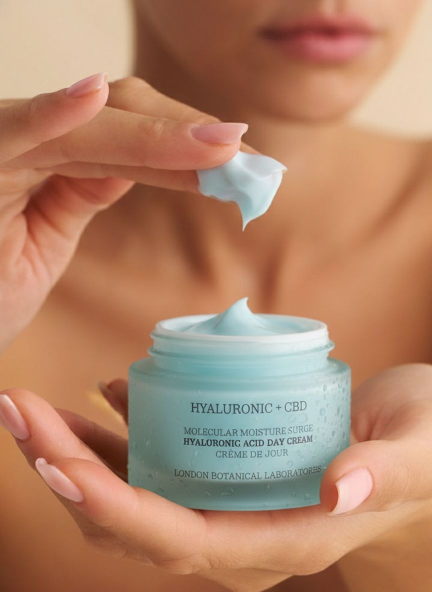 London Botanical Laboratories Hyaluronic Acid Day Anti-Aging Cream   Vitamin C Anti-Wrinkle Serum