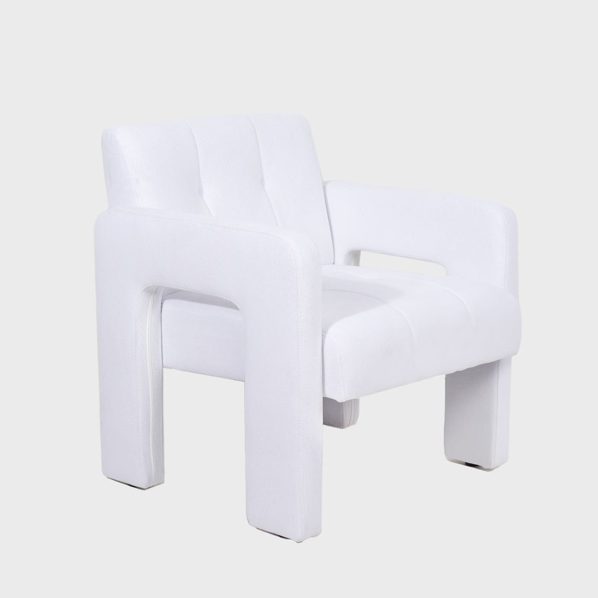 Fotel PELLE Biały 68x74x72 cm