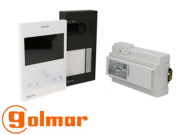 Kit visiophone GOLMAR Soul 4'' / Visiophone filaire professionnel &portier video