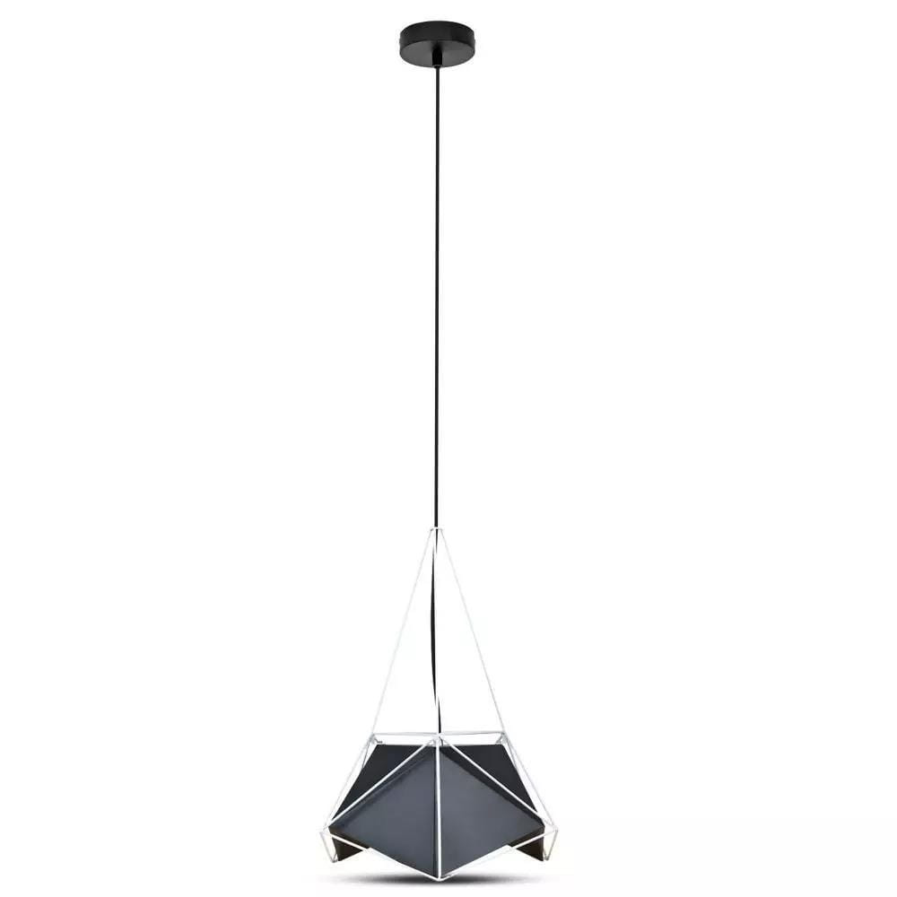Lampa wisząca czarna Basics 1xE27x60W wym: 120x40x40 cm V-TAC