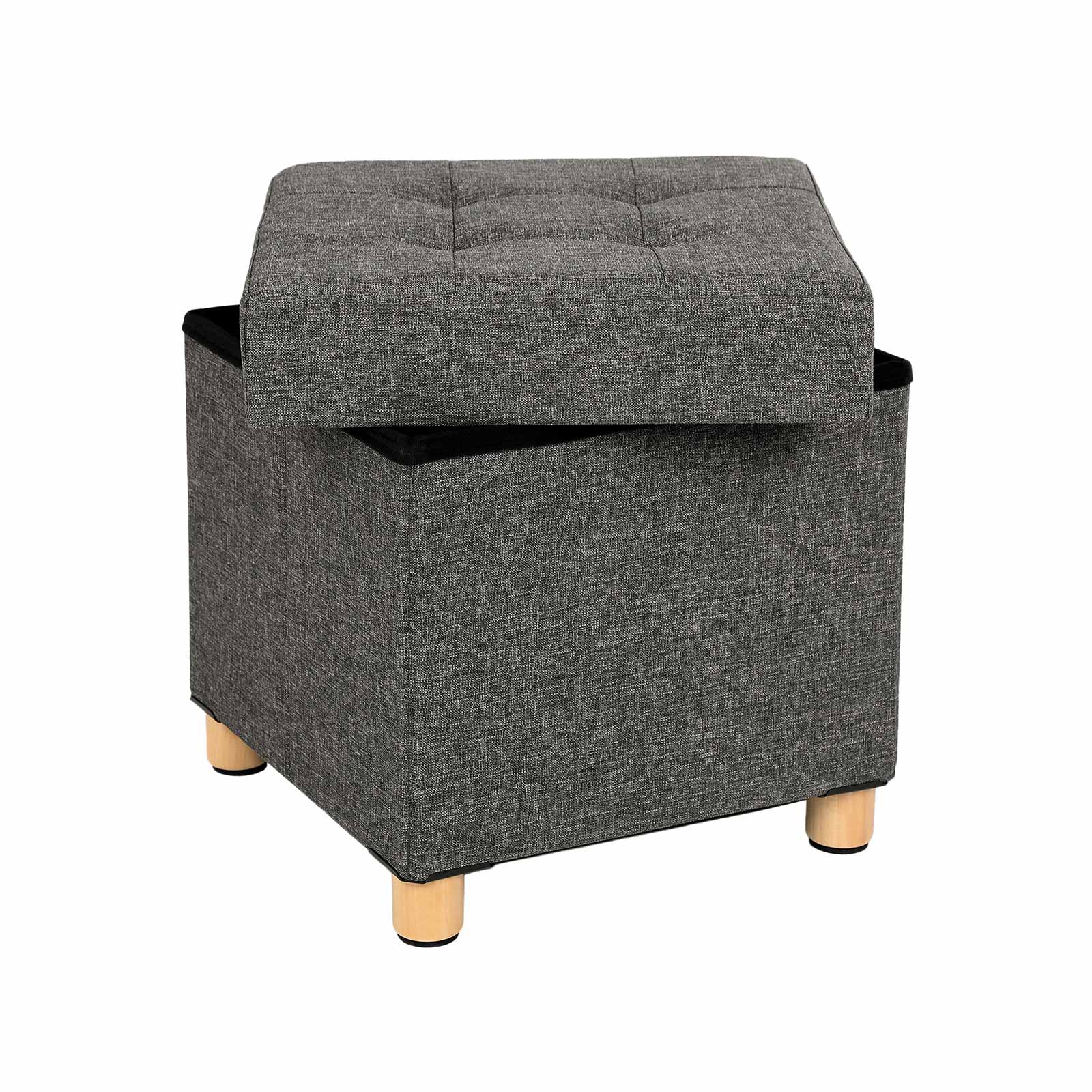 Banc de rangement rembourré plibale