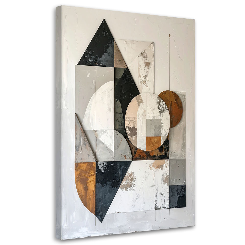 Obraz do salonu sypialni biura, Abstrakcja geometryczna 20x30