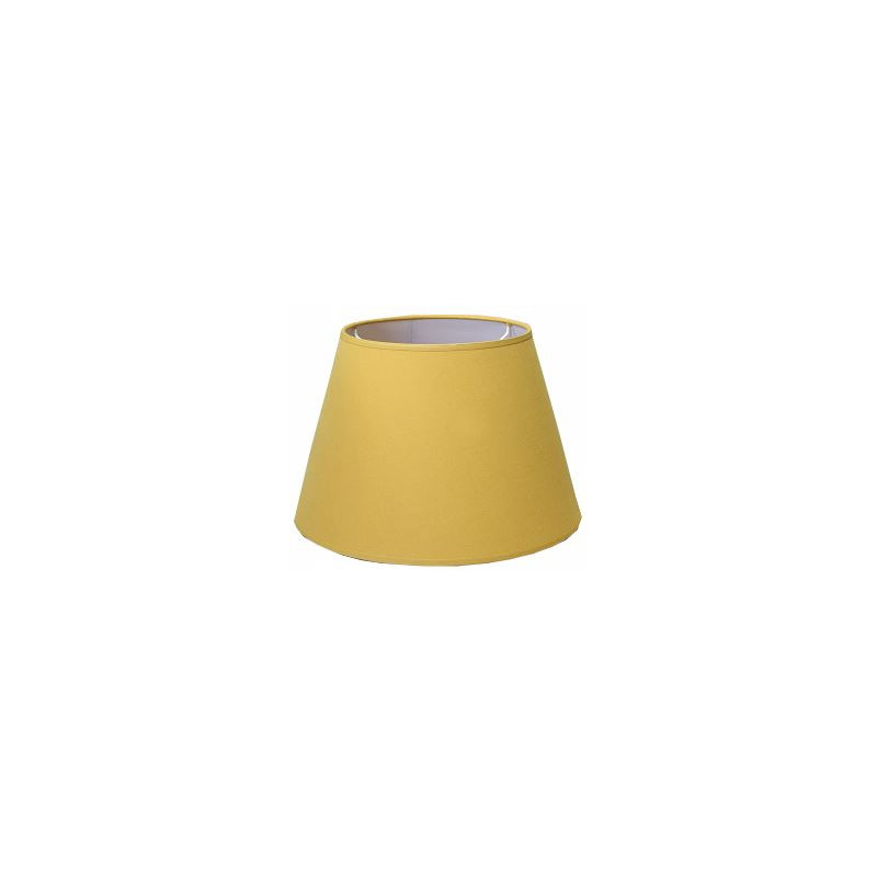 Abat-jour Conica en coton moutarde Ø 30 cm NIEDERAU