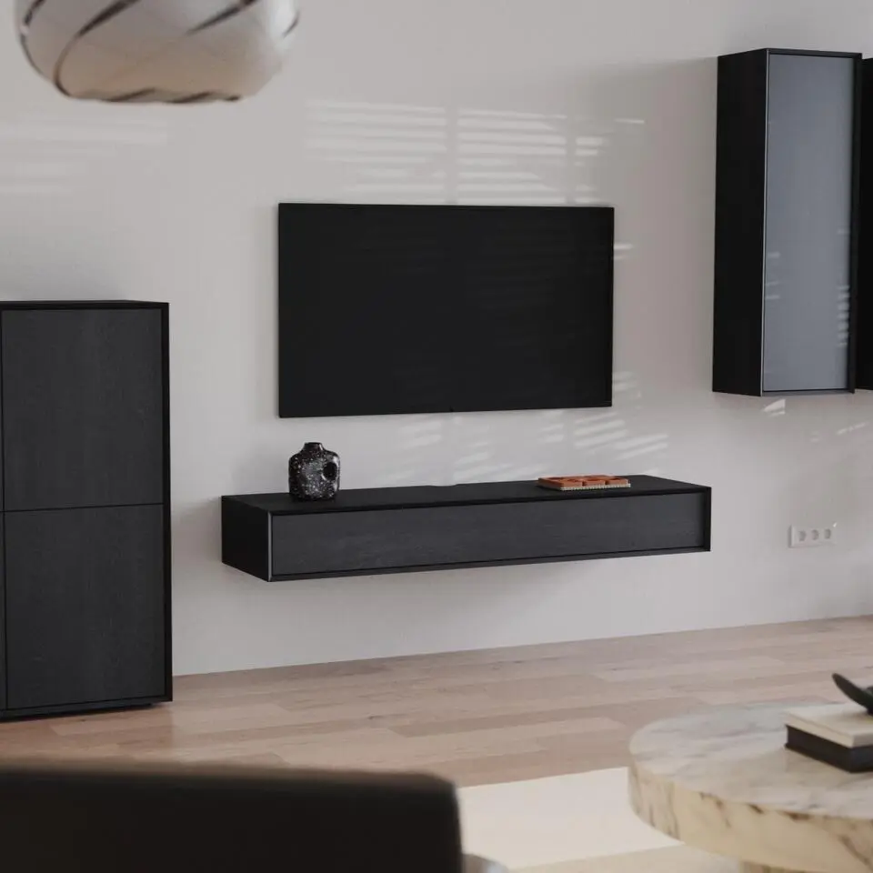 CALICOSY - ORELIA Dressoir - Bruin - 43x160x22 cm