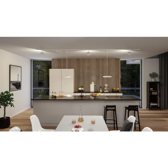 Kabeleinspeisung »URail«, 1000 W, 230 V, Metall, weiß