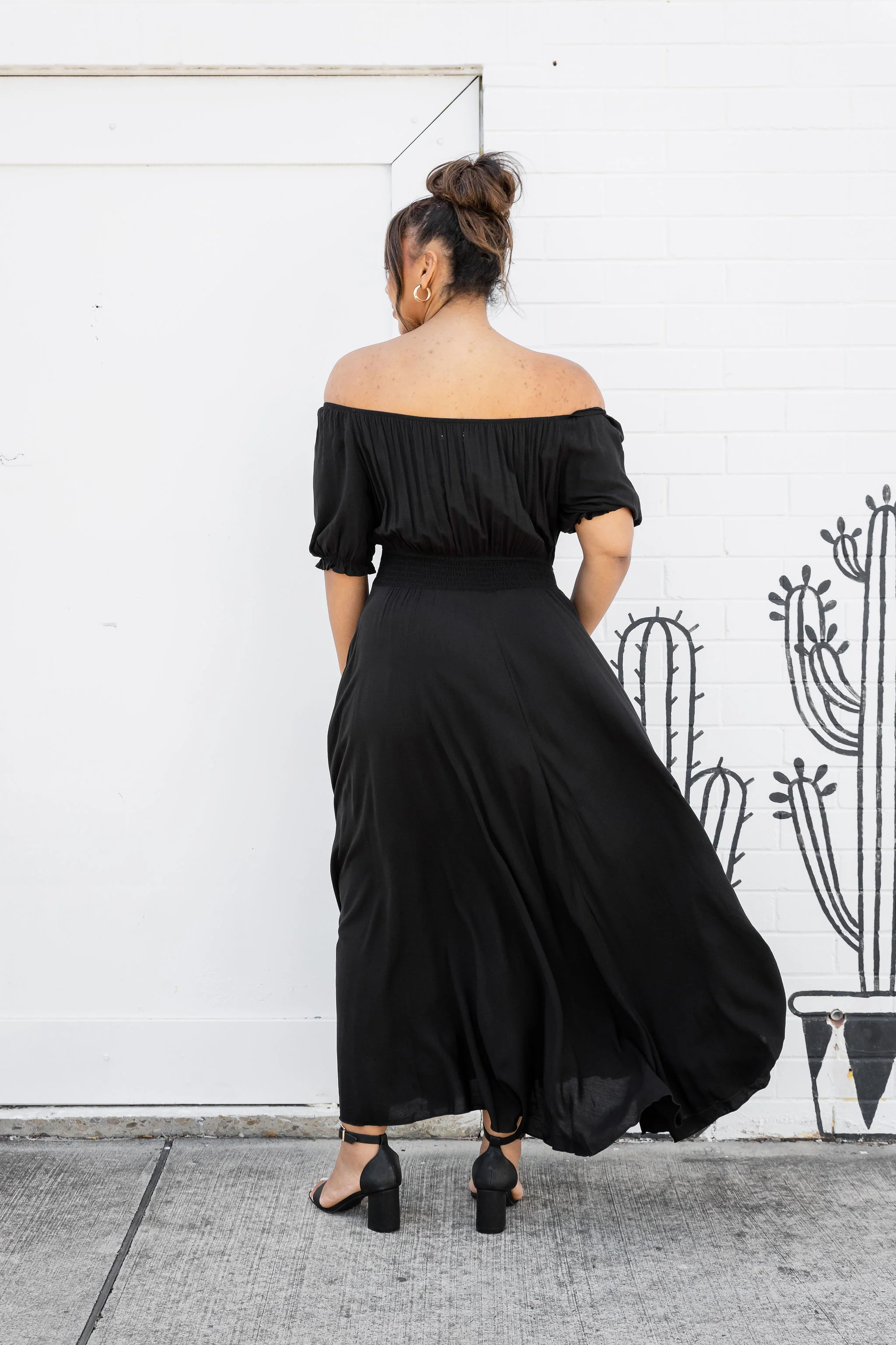 Eliza Maxi Dress in Black