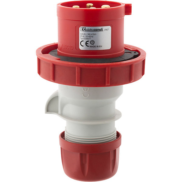 Fiche mâle IEC309 3P T 32A - Zenitech