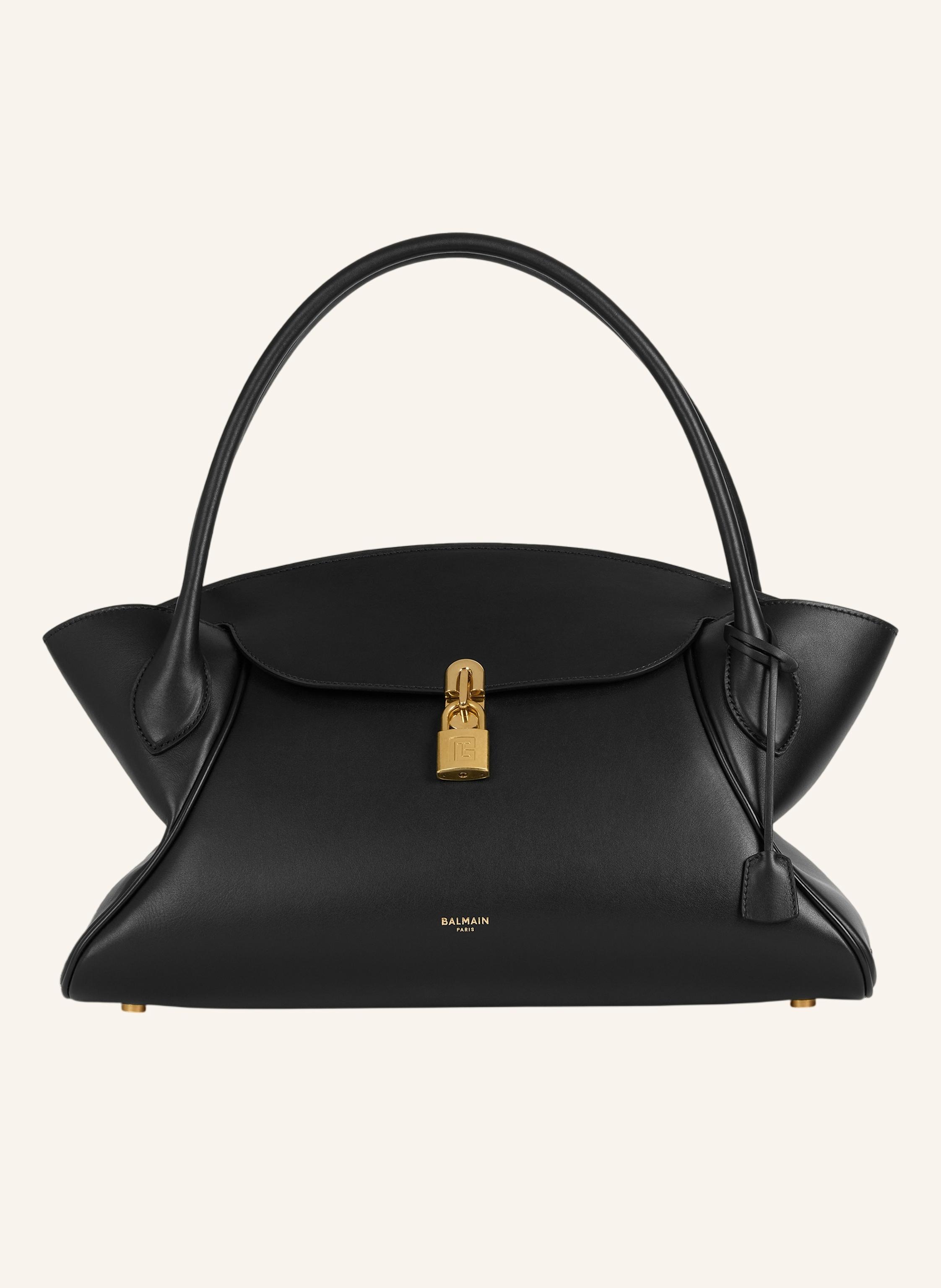 BALMAIN Mittelgroße Pulse Day Tasche aus Glattleder
