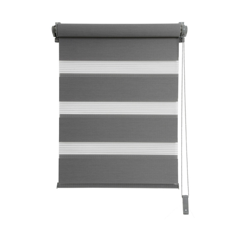 Store enrouleur tamisant Easy anthracite 52 x 190 cm MADECO