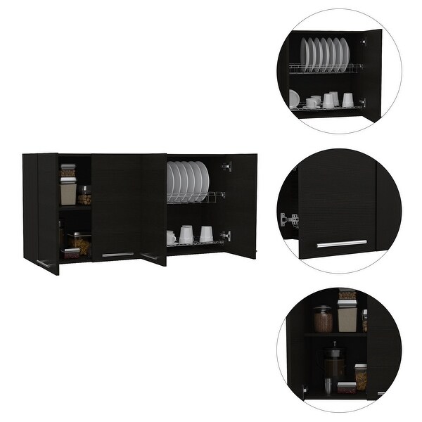 Rectangle Four Swing Doors Wall Cabinet