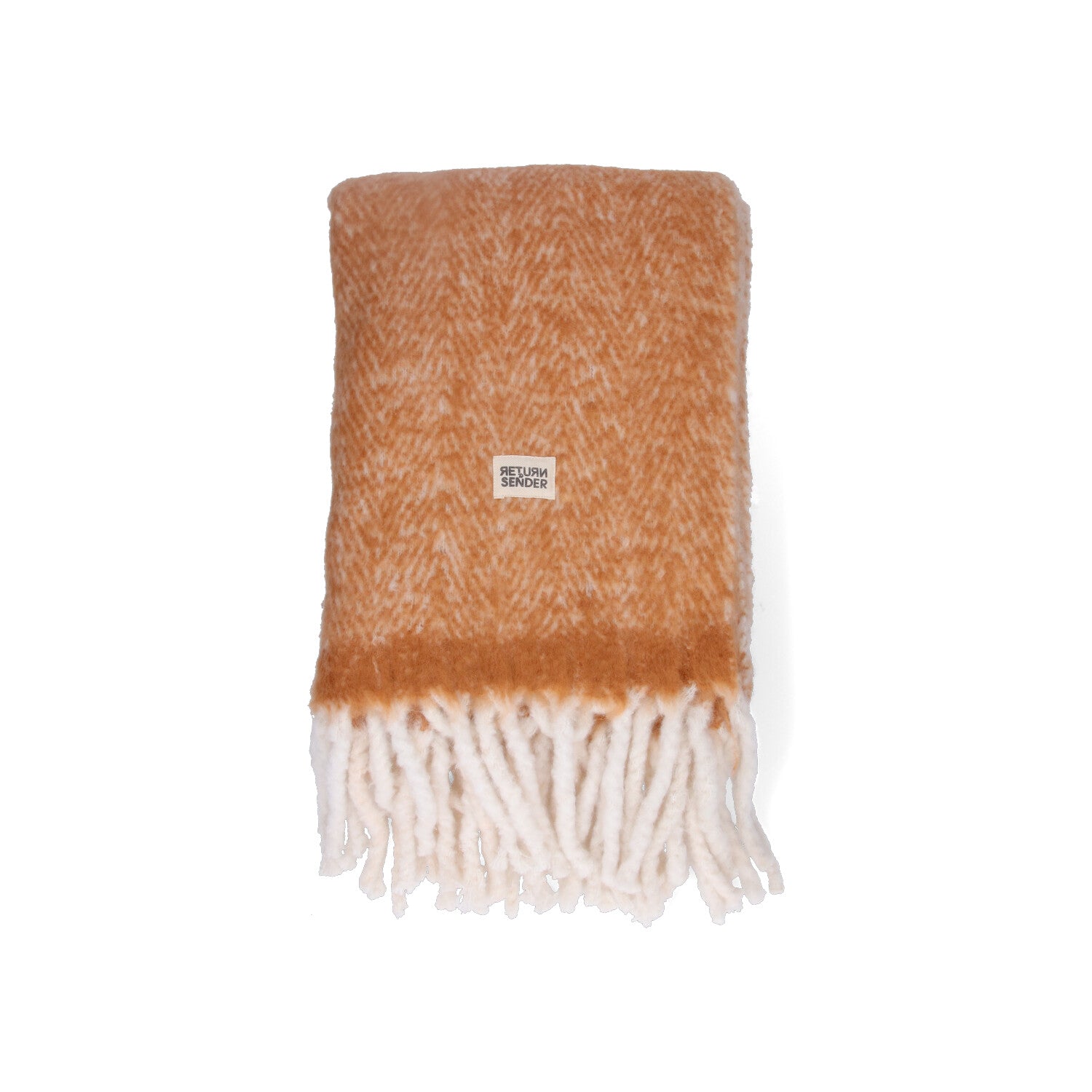 Return to Sender Plaid zacht 130 x 170 cm Cashew