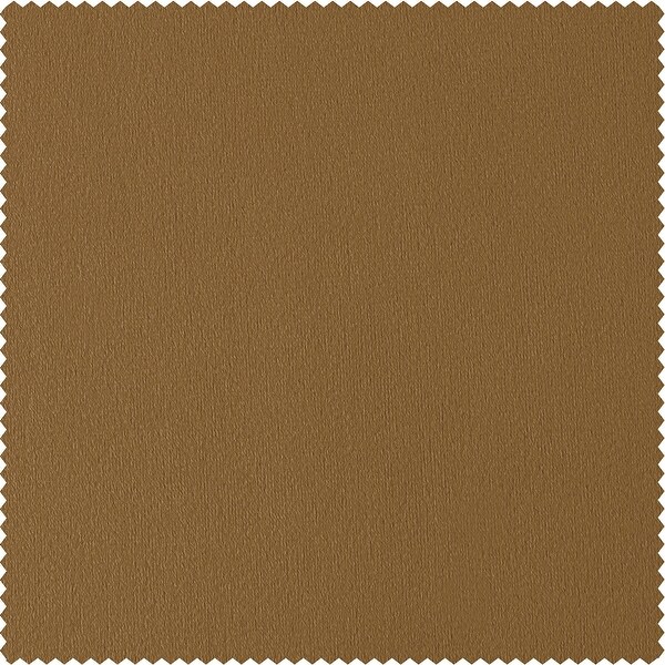 Exclusive Fabrics Amber Gold Velvet Blkt Extra Wide Curtain Panel (1 Panel)