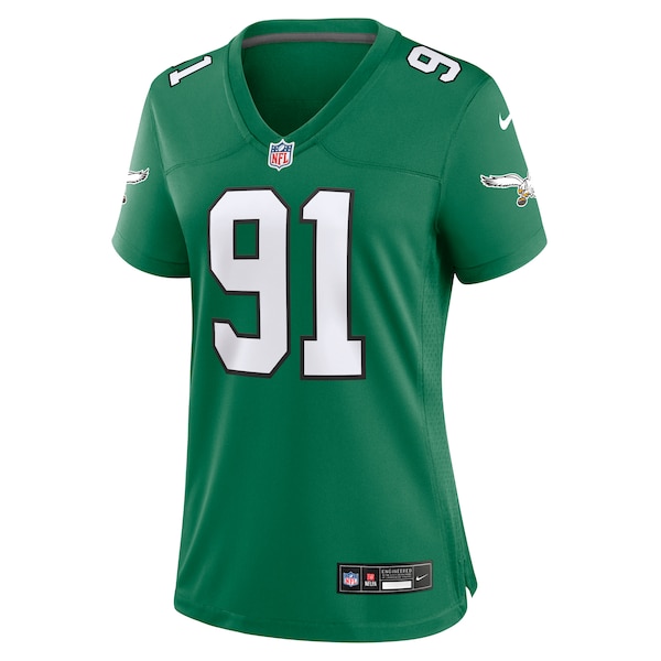 Fletcher Cox Philadelphia Eagles Nike Women's Alternate Game Jersey - Kelly Green