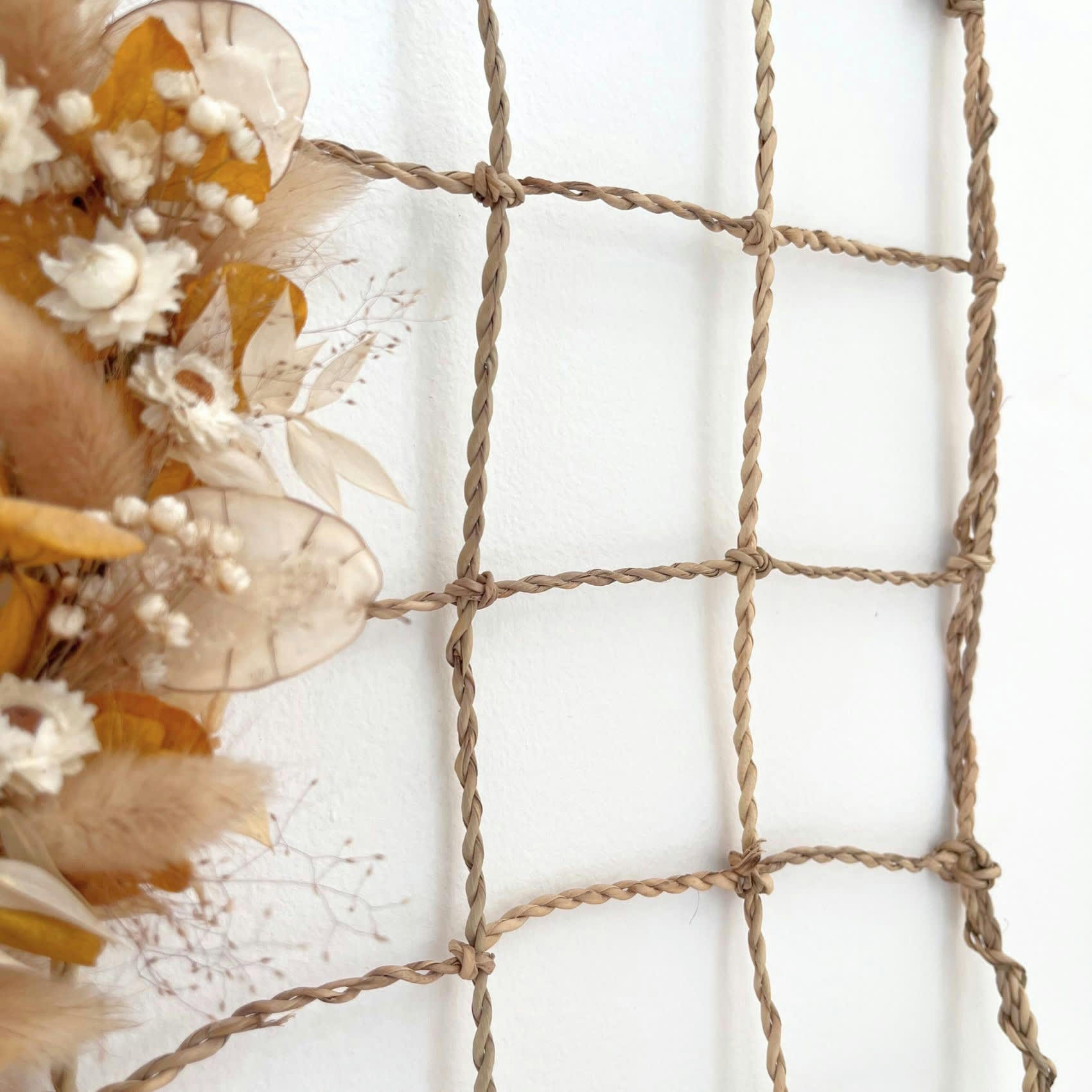 - Pêle mêle photos fibres naturelles osier naturel 70 cm