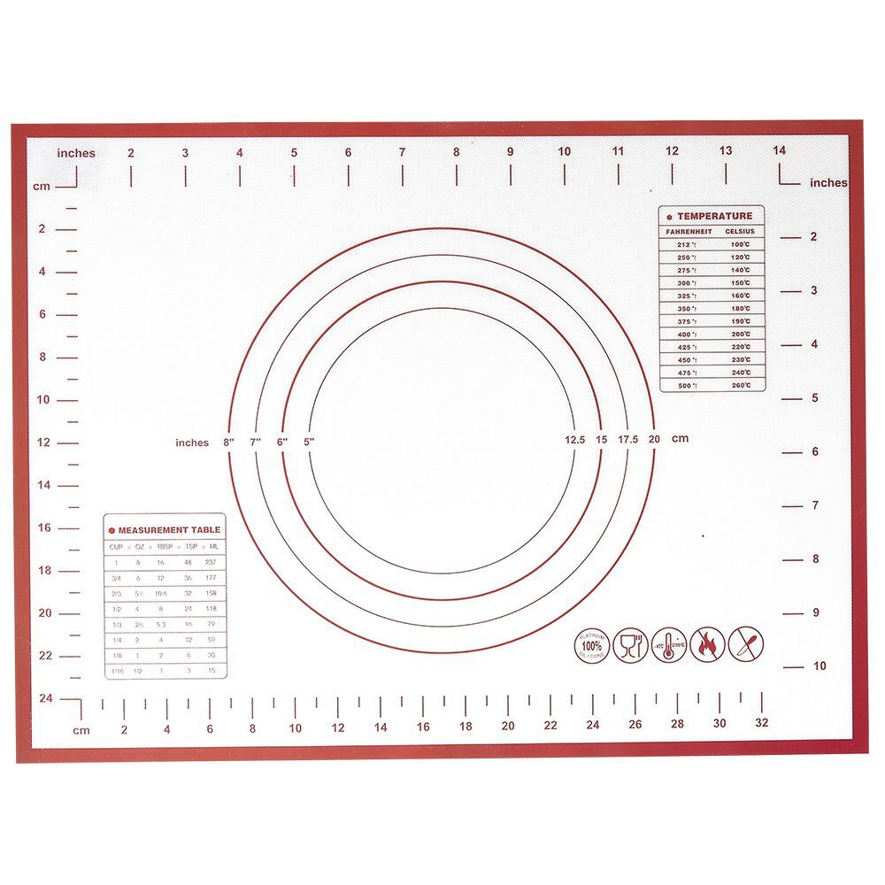 Tapis à pâtisserie en silicone