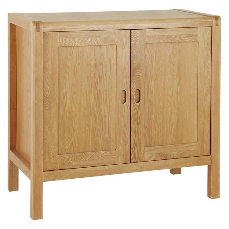 Habitat Radius 2 Door Oak Sideboard - Natural