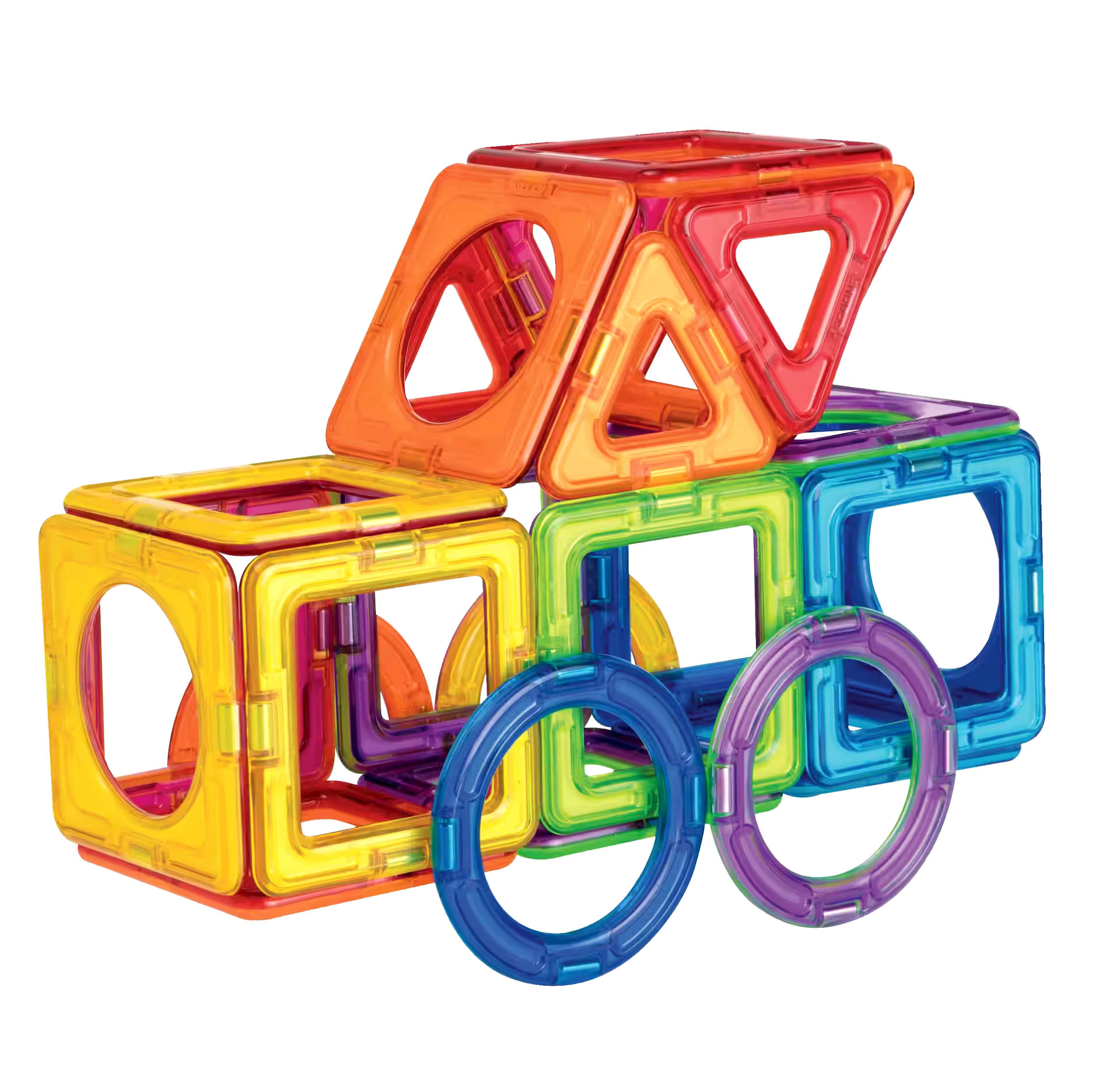 Magformers Basic Plus 30 Magnetic Construction Set, 30-pc, 30 pcs, Age 7+