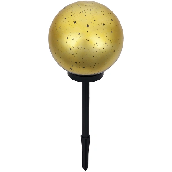 LED-Kugelleuchte, 9,6 W, 3000 K, 800 lm, goldfarben, ⌀ 20 cm