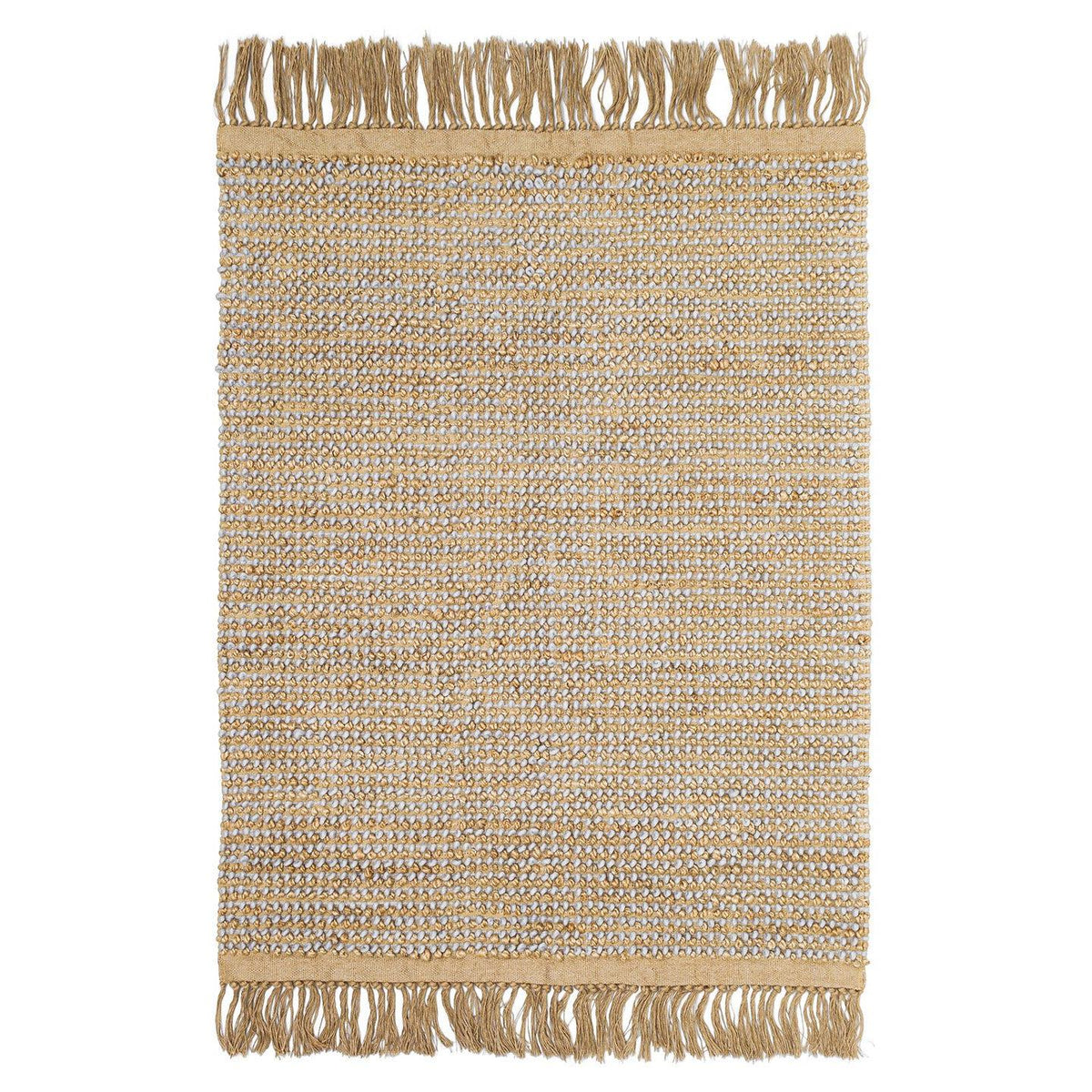 AFK Living vloerkleed Bubbles - handgemaakt - 45% jute - 45% wol - 10% katoen - 110 x 160 cm