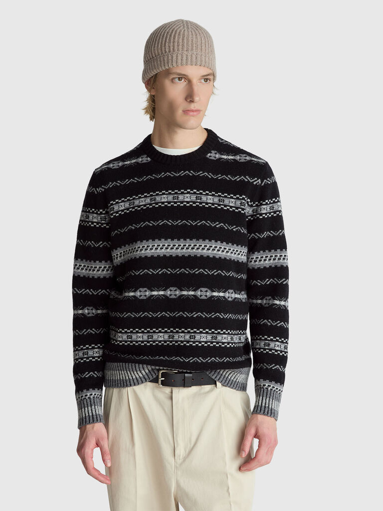 Jacquard sweater