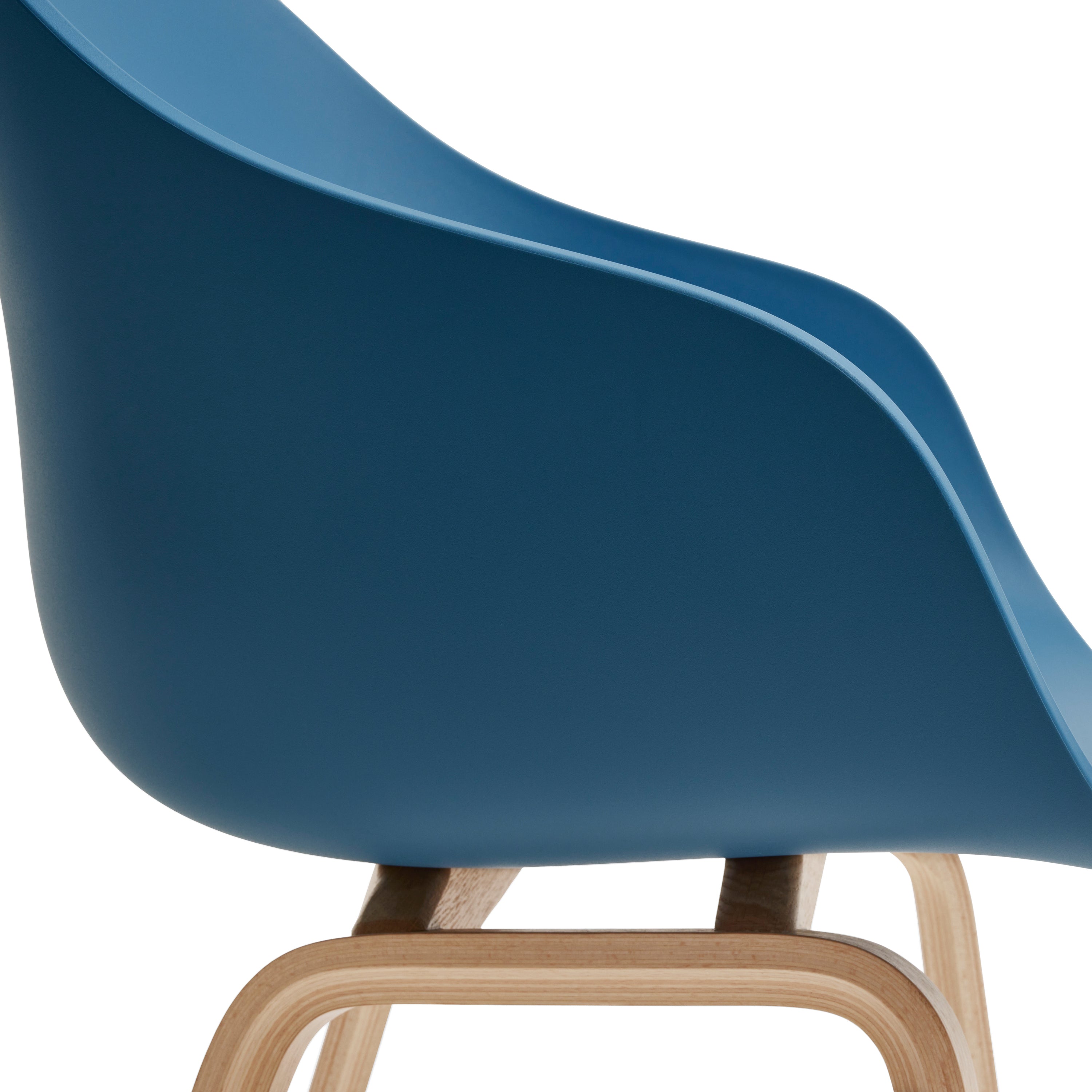 HAY About a Chair AAC222 Stoel - Oak - Azure Blue