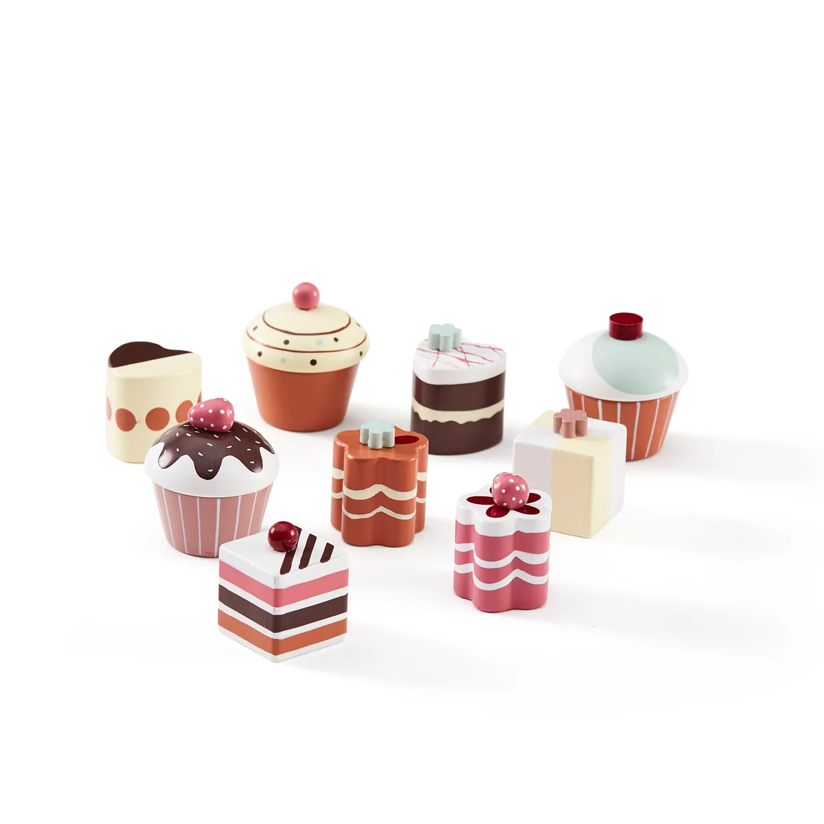 Kids Concept - Bistro Gebäckset, bunt (9er-Set)