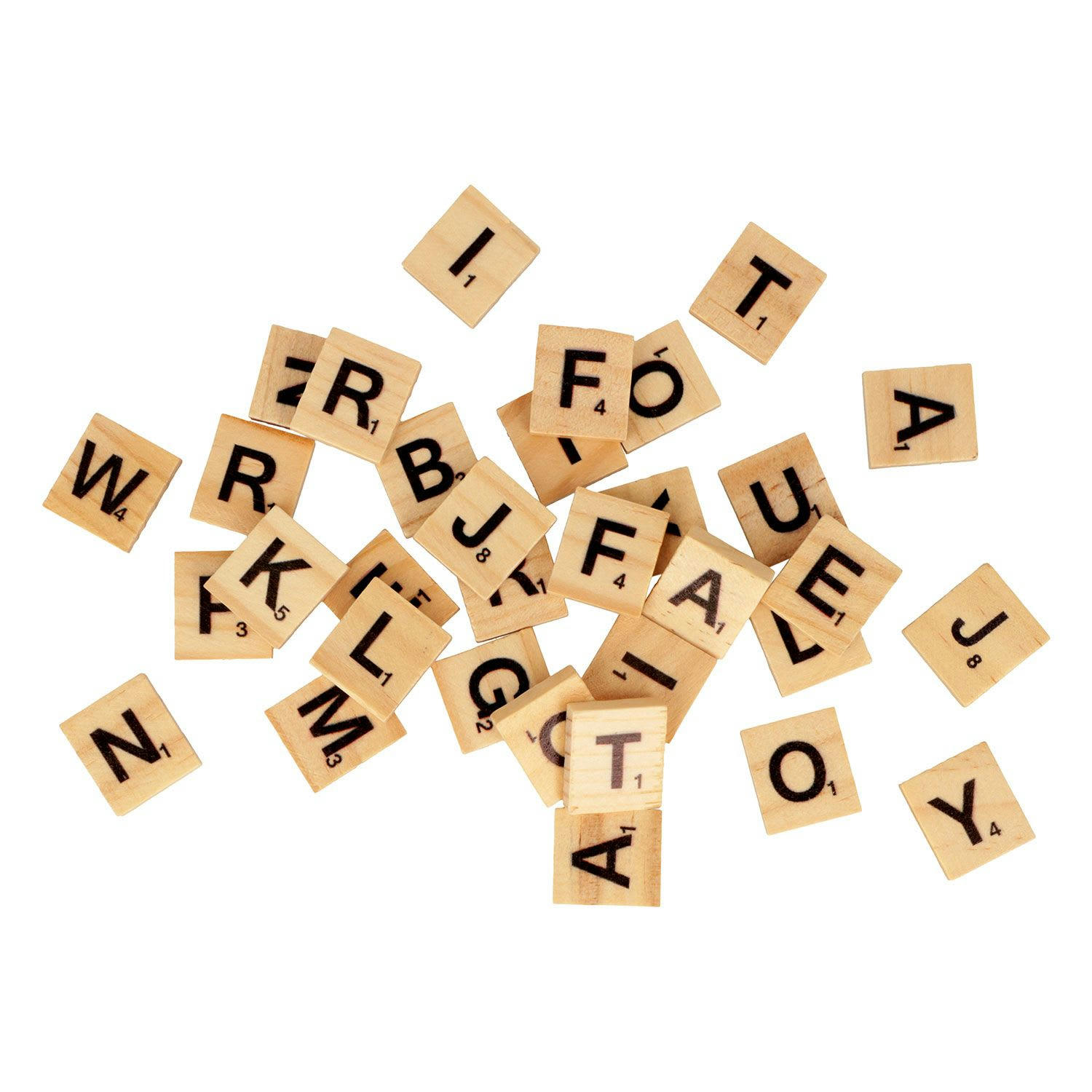 - Lettres scrabble en bois