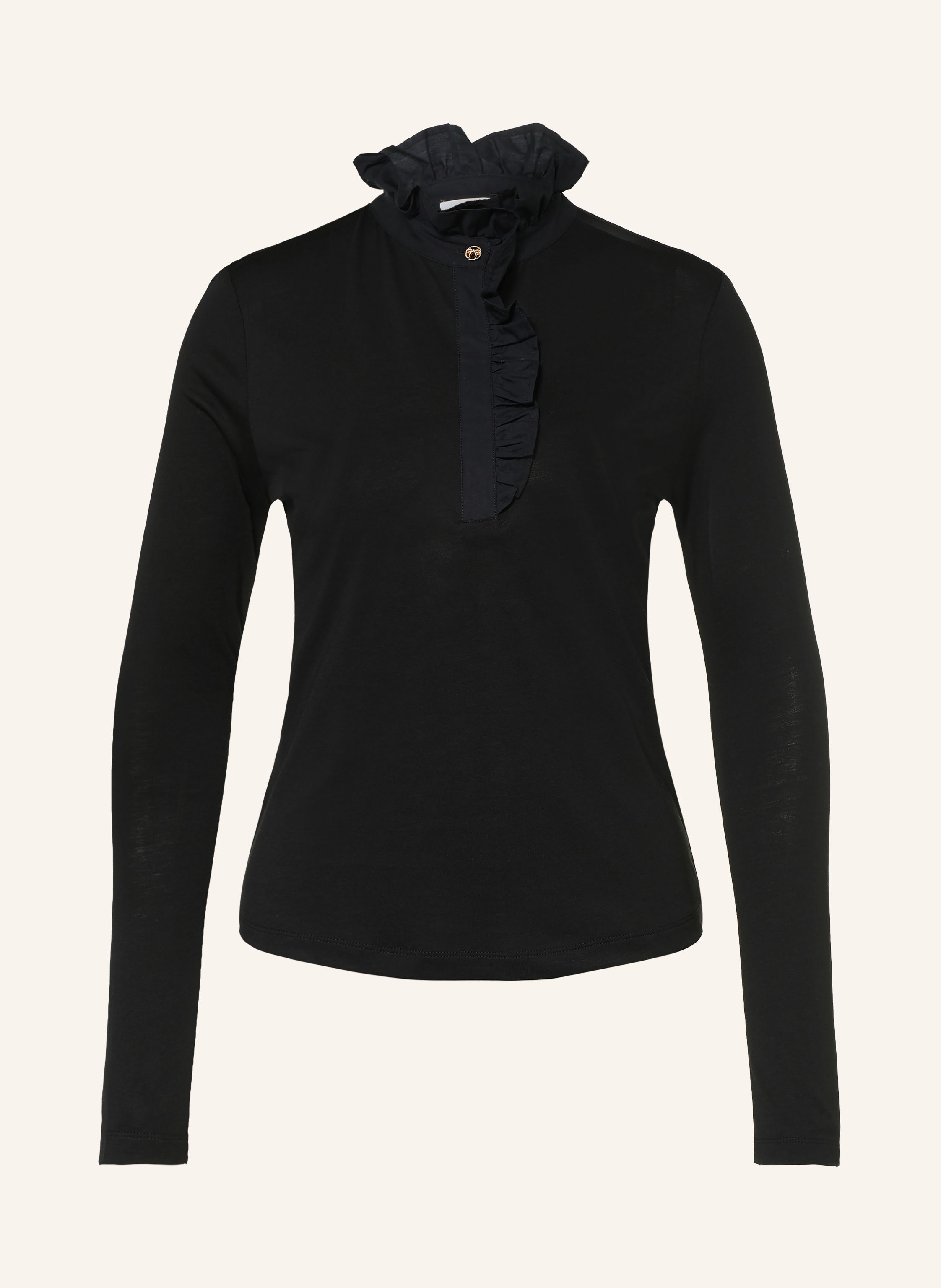 Rich & Royal Longsleeve mit Rüschen