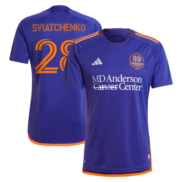 Erik Sviatchenko Houston Dynamo FC adidas 2025 Still Holdin' Replica Player Jersey - Purple