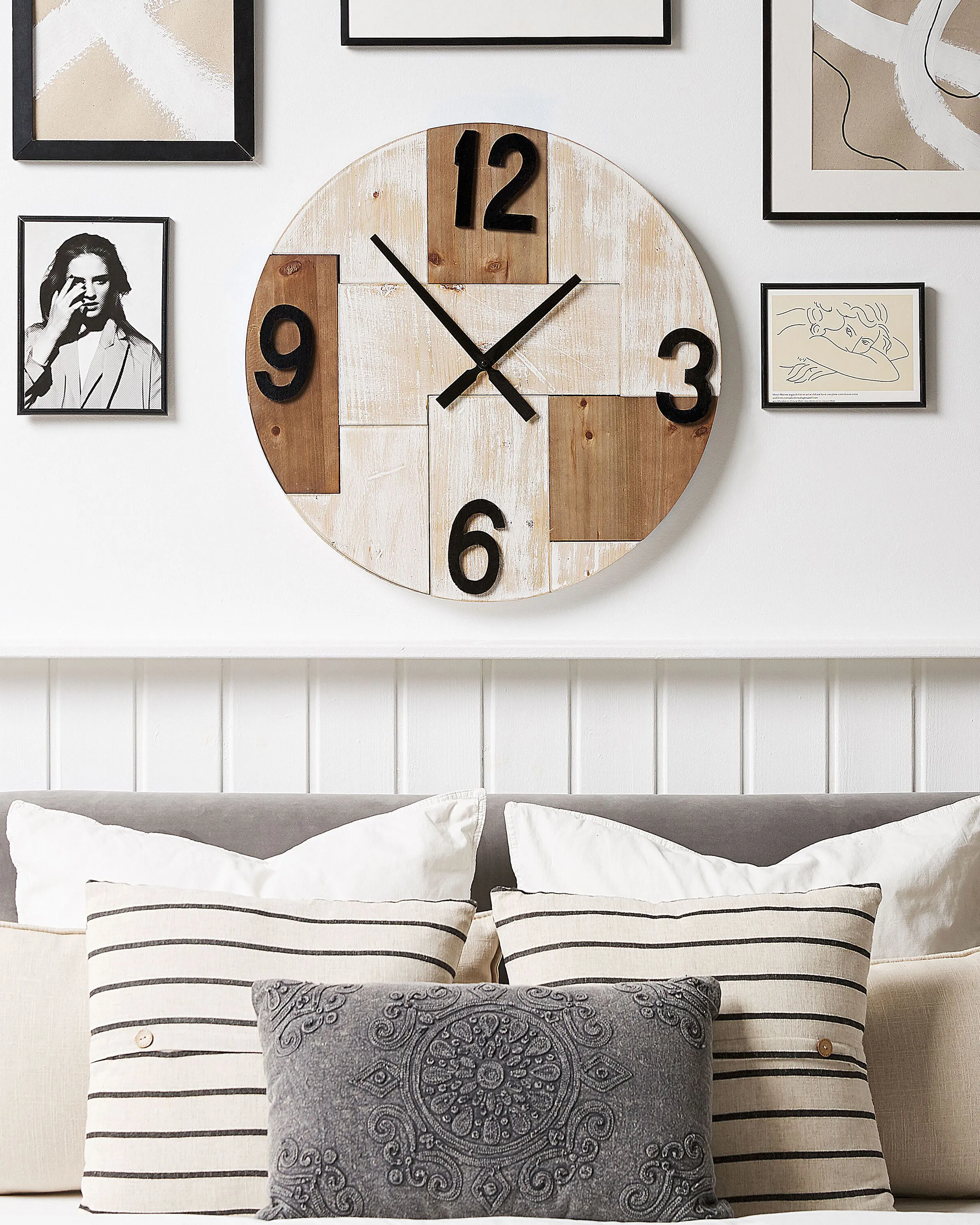 Wall Clock MICHAPAN 60 cm Brown