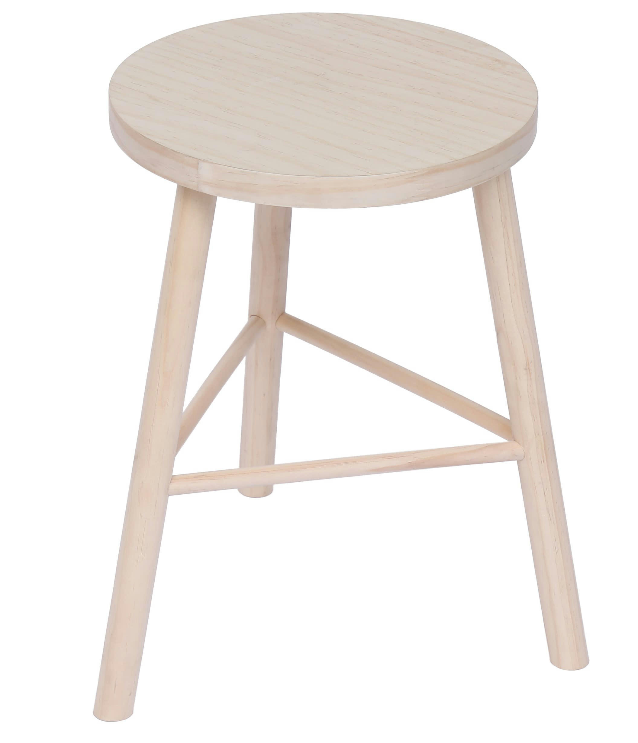 - Tabouret en pin massif