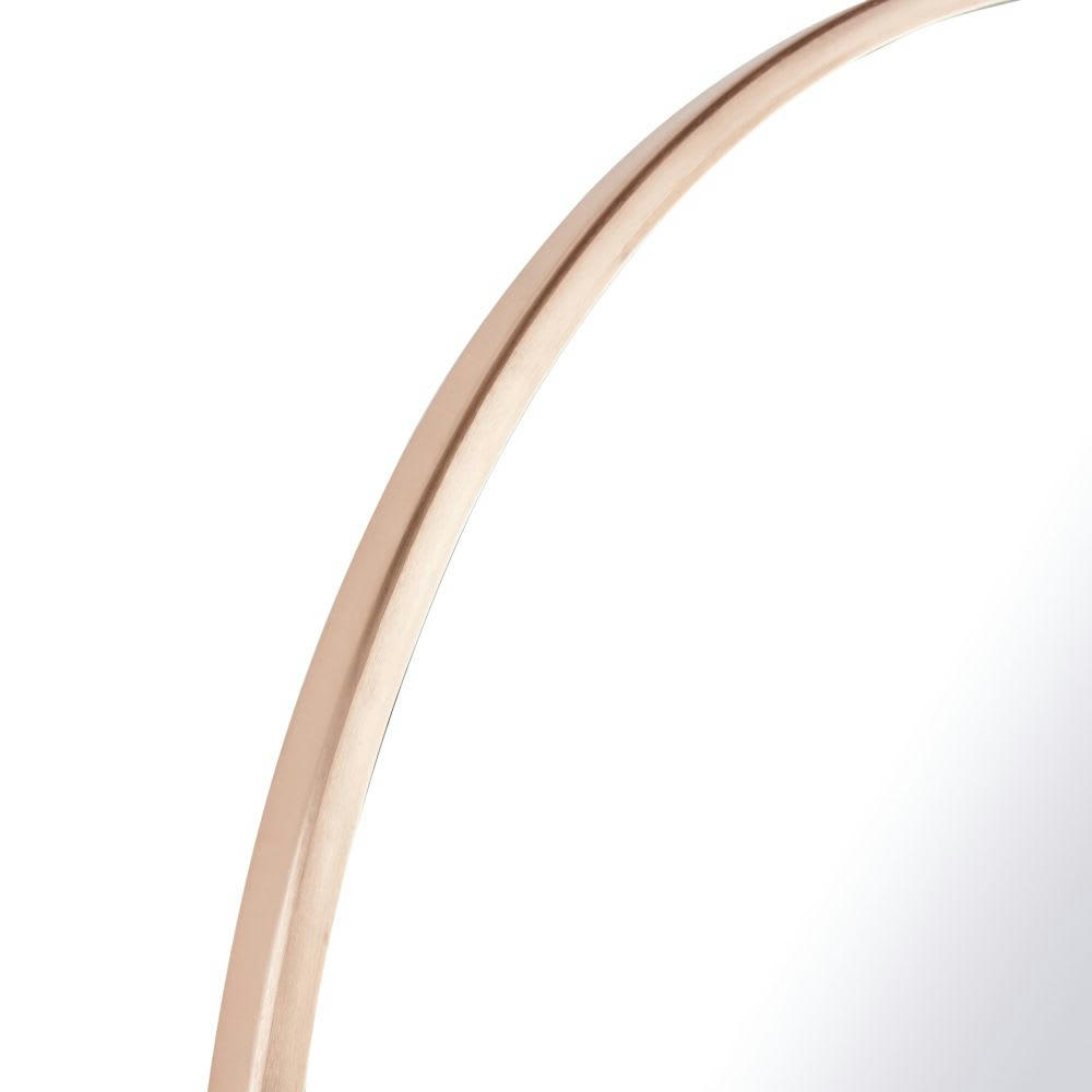 TOLEDA - Grand miroir arche en métal cuivré 110x180
