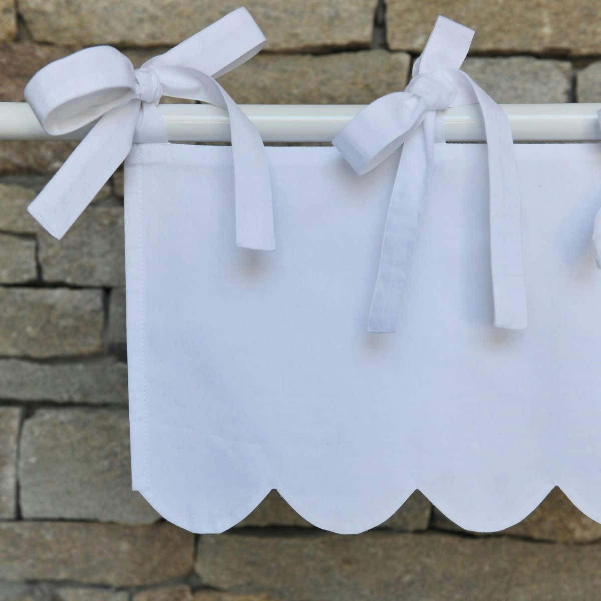 FESTON - Cantonnière feston blanc 35X20 CM