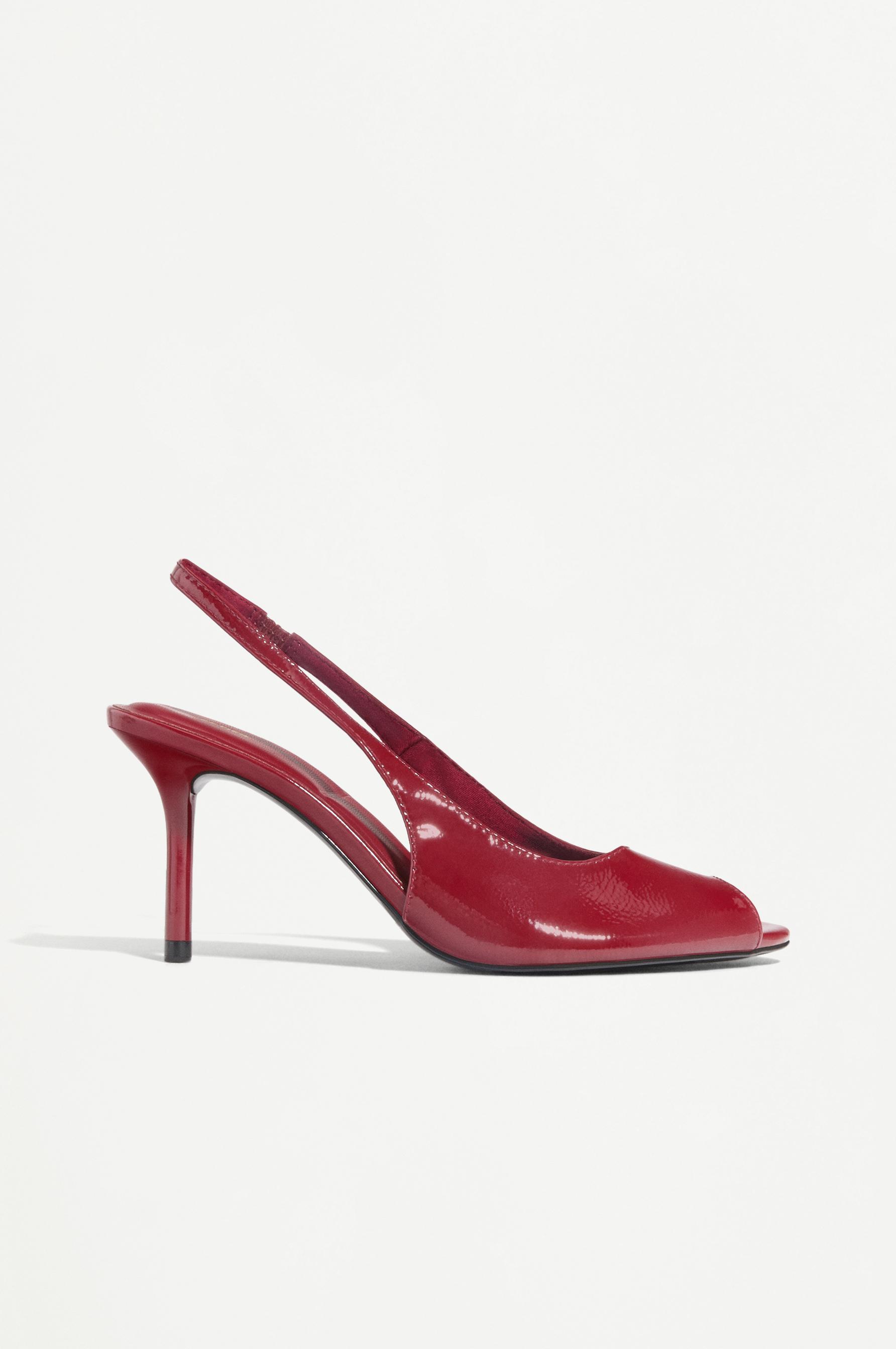 Zapato tacón peep toe