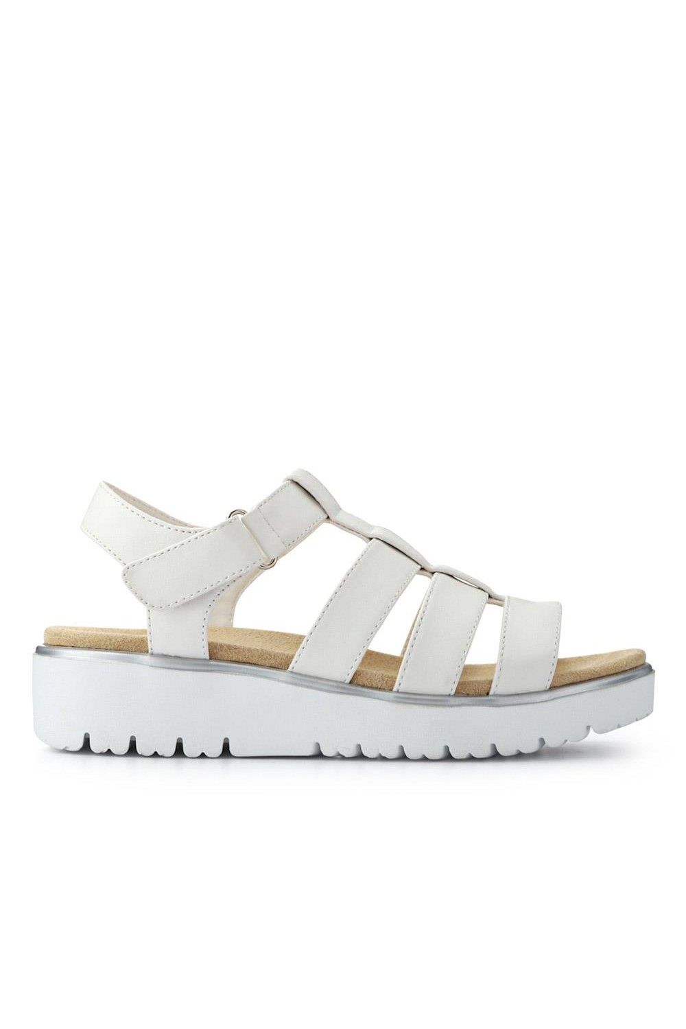 Pavers Wide Fit Strappy Sandals