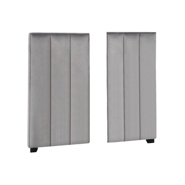 Coaster Furniture Arles Grey Upholstered Bedroom Set with Side Panels