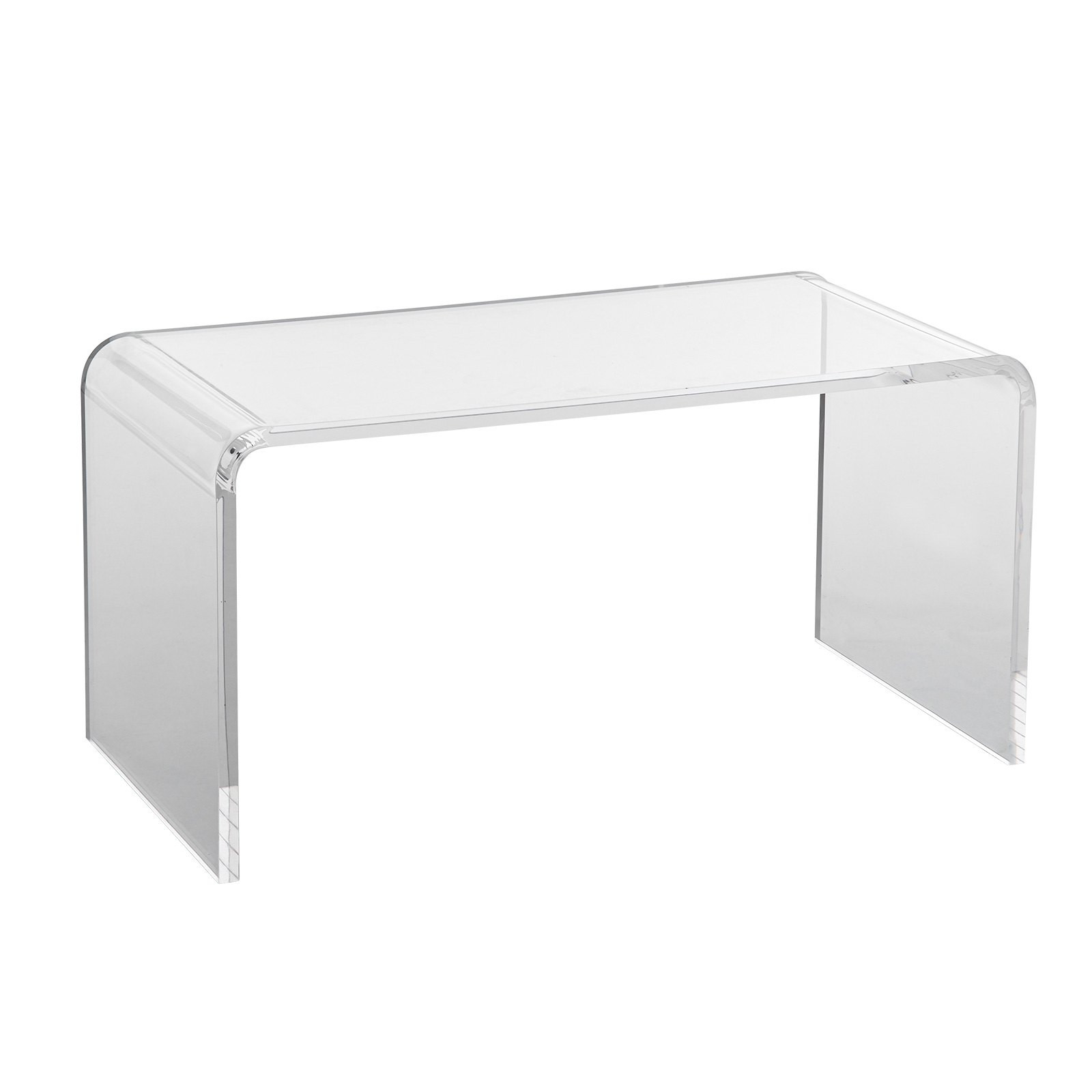 Stolik kawowy ława akrylowy przezroczysty do salonu gabinetu 42 cm