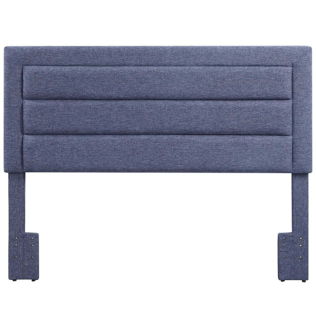 FirsTime & Co. Lydia Gray Headboard, American Crafted, Gray, Upholstered Fabric, 64 x 3 x 50 in