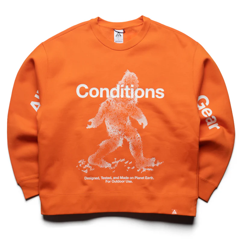 Nike ACG Tuff Fleece Crewneck - Safety Orange