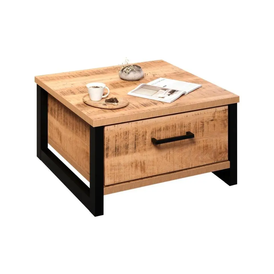 Hioshop Enna salontafel 2 lades mango decor